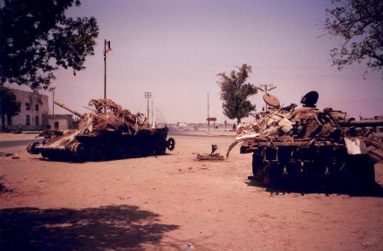 Destroyed Tanks, Asmara, Eritrea, September 2003.