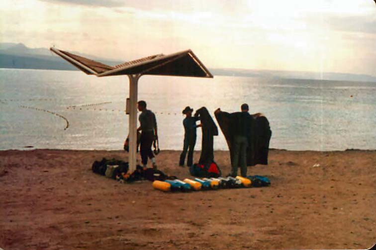 Plongée sous-marine à Eilat.