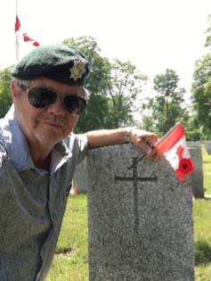 June 2021. Me visiting my grandfather’s gravesite — Cecil Carr, he was a WW II veteran.