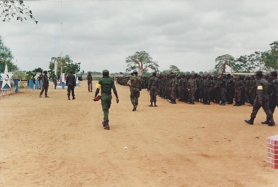 Counting at MPLA soldiers at Funda Assembly Area.