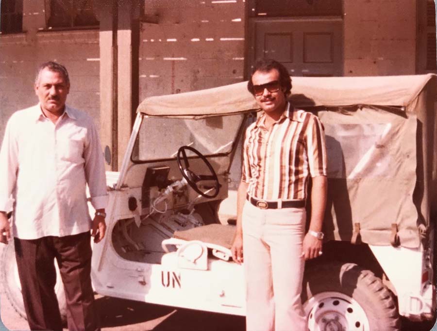 The Civilian Personal managers in Ismailia, both named Mohamed.