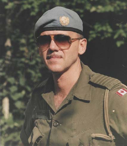 Colonel Michel Maisonneuve, chef des opérations de la FORPRONU pendant la crise de la poche de Medak, septembre 1993.